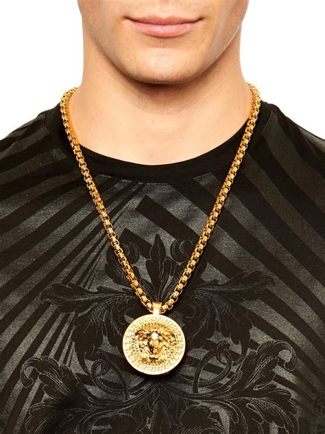 men versace necklace|versace gold ring for men.